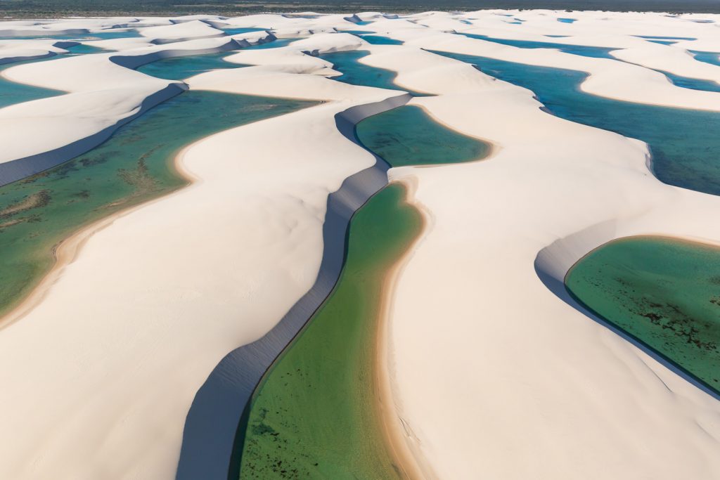 flooded sand dunes in Brazil, Lençois Maranhenses